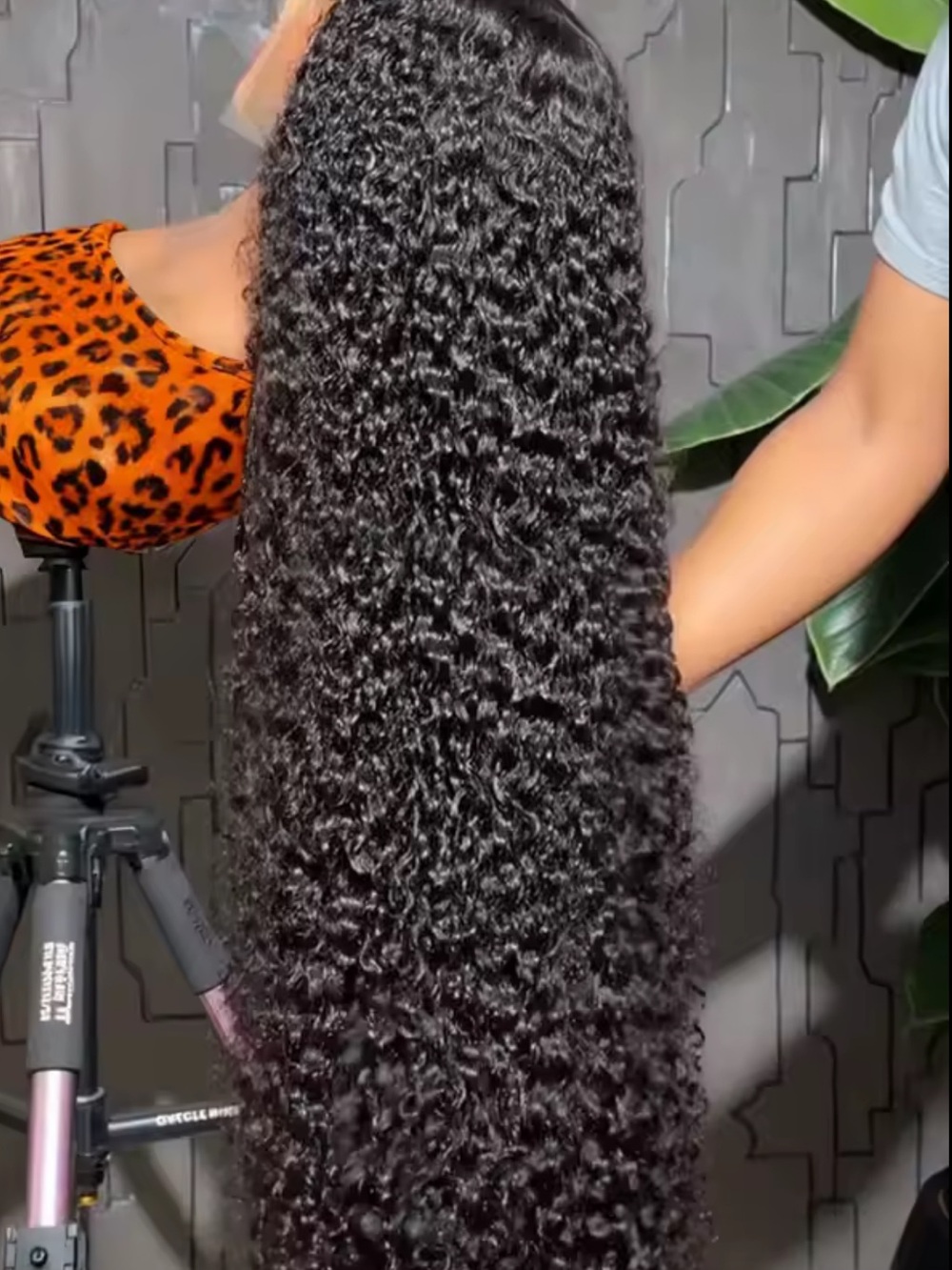 38”deep wave lace frontal wig 13x6 HD lace frontal wig 300% density glueless hum
